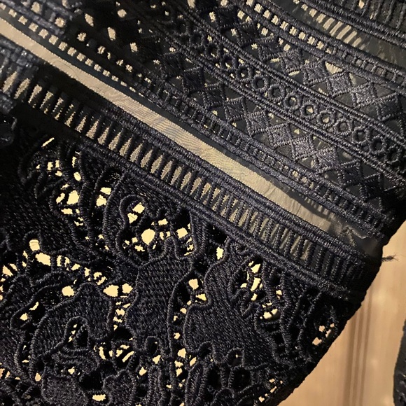 Chico's Navy Lace Jacket - Picture 2 of 7